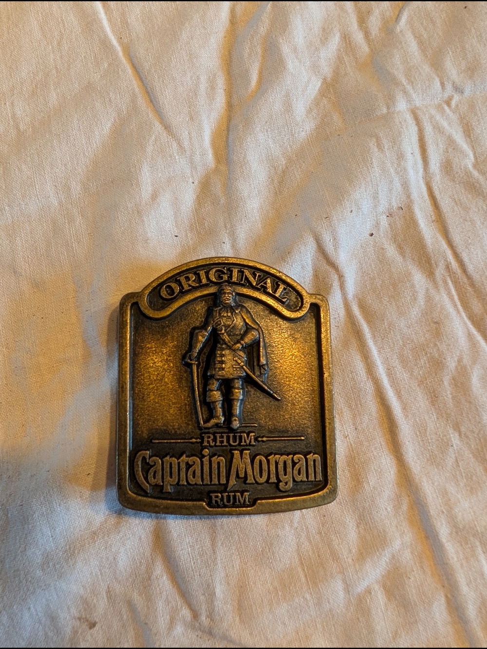 2/30$ Vintage Captain Morgan Brass Tone Belt Buckle